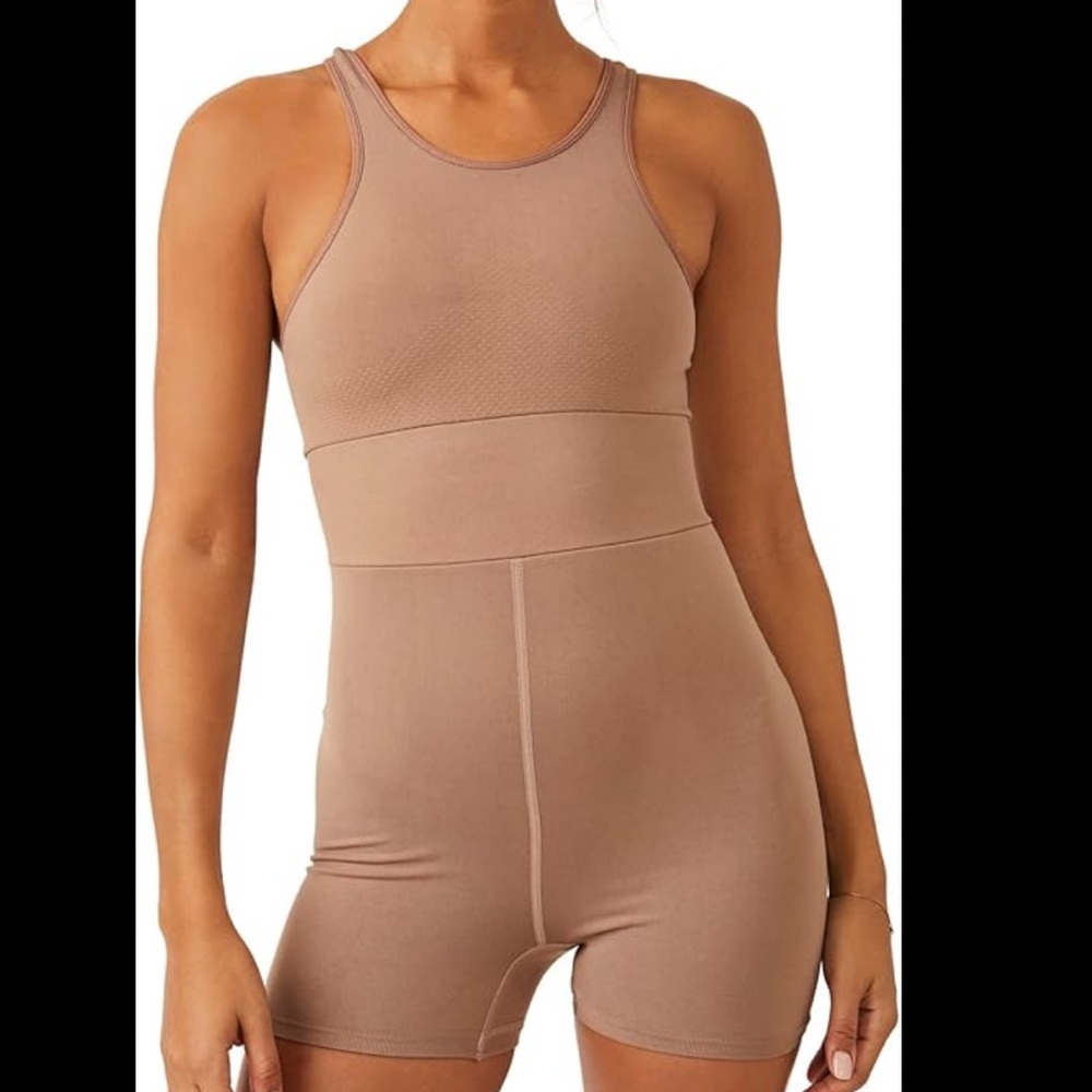 Free People FP Movement Every Single Time Runsie Romper Size XS/S